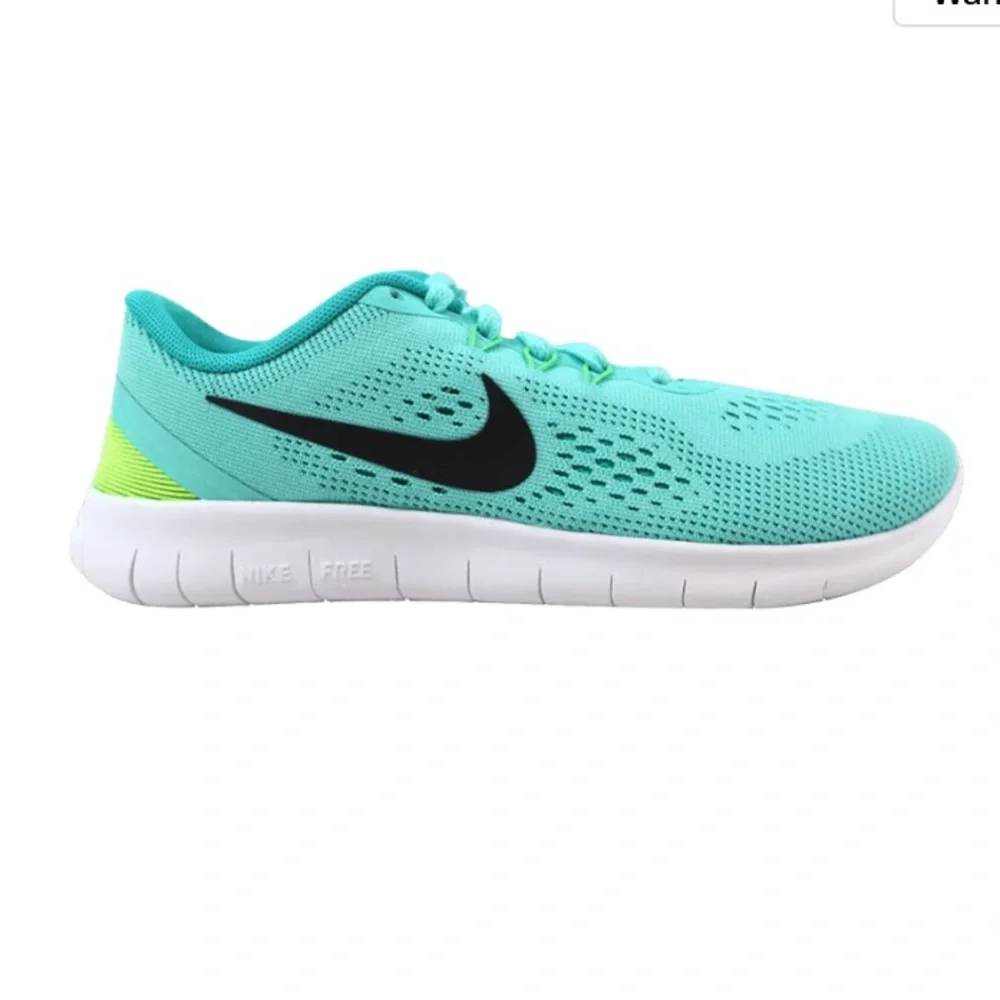 Nike Free Hyper Turquoise Girls Sneaker Size 6 1/2